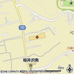 軽井沢発地市庭周辺の地図