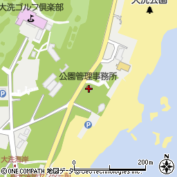 公園管理事務所周辺の地図