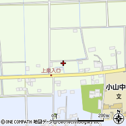 栃木県小山市南小林227周辺の地図