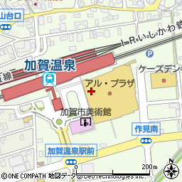オリックスレンタカー加賀温泉駅前店周辺の地図