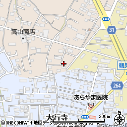 栃木県小山市立木1483周辺の地図