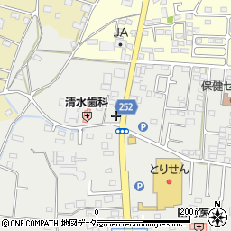 栃木県栃木市大平町西水代1848周辺の地図