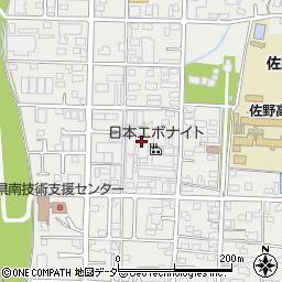 日本エボナイト株式会社　佐野工場周辺の地図