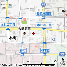 プラージュ伊勢崎店周辺の地図