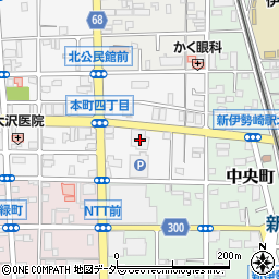 群馬銀行伊勢崎支店周辺の地図