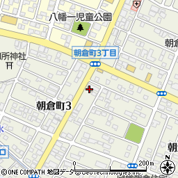 足利朝倉郵便局周辺の地図