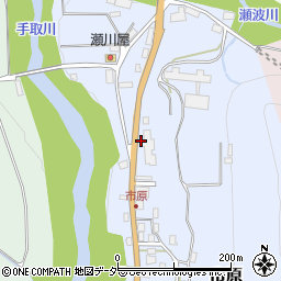 石川県白山市市原丁周辺の地図