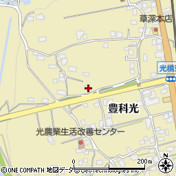 長野県安曇野市豊科光1330周辺の地図