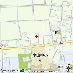 栃木県小山市南小林128周辺の地図