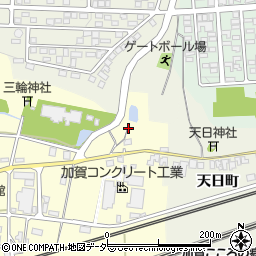石川県加賀市大菅波町マ周辺の地図