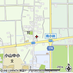 栃木県小山市南小林30周辺の地図