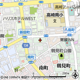 群馬県高崎市新田町3周辺の地図