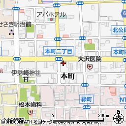サラダ館伊勢崎本町店周辺の地図