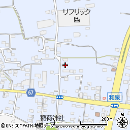 栃木県栃木市岩舟町和泉1442周辺の地図