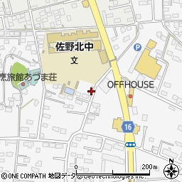 栃木県佐野市富岡町82周辺の地図