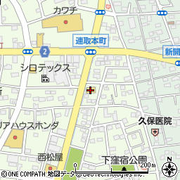 東京靴流通センター　伊勢崎連取店周辺の地図