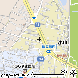 栃木小山線周辺の地図