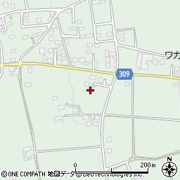 長野県安曇野市穂高柏原2977周辺の地図