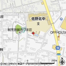 栃木県佐野市富岡町76周辺の地図