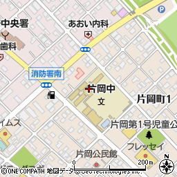 高崎市立片岡中学校周辺の地図