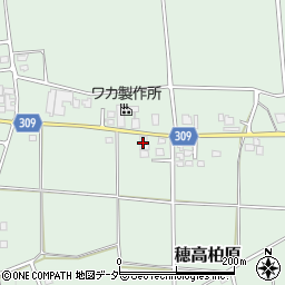 長野県安曇野市穂高柏原2975周辺の地図