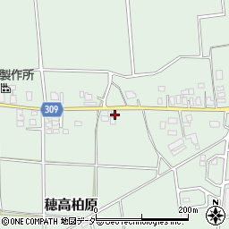 長野県安曇野市穂高柏原2973周辺の地図