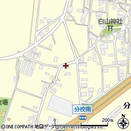石川県加賀市分校町（カ）周辺の地図