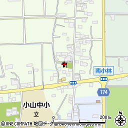 栃木県小山市南小林91周辺の地図
