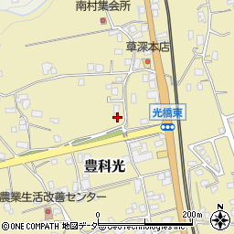 長野県安曇野市豊科光1323周辺の地図