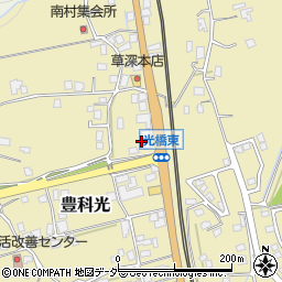 長野県安曇野市豊科光1302周辺の地図