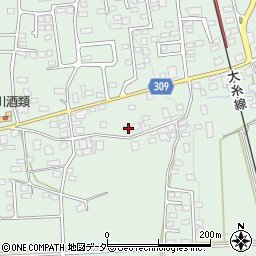 長野県安曇野市穂高柏原1105周辺の地図