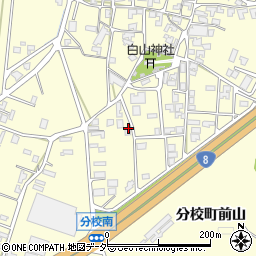 石川県加賀市分校町ヌ周辺の地図