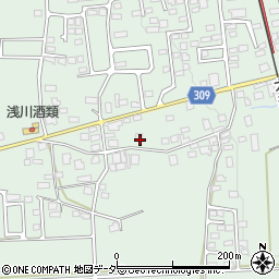 長野県安曇野市穂高柏原1109周辺の地図