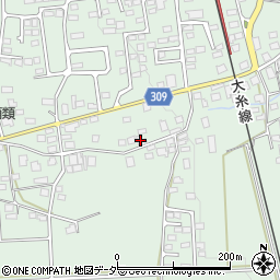 長野県安曇野市穂高柏原1102周辺の地図