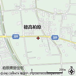 長野県安曇野市穂高柏原586周辺の地図