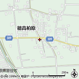 長野県安曇野市穂高柏原581周辺の地図