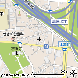 群馬県高崎市上滝町901周辺の地図