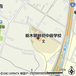栃木県小山市中久喜1518-2周辺の地図