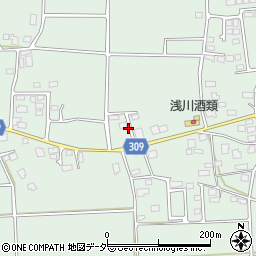 長野県安曇野市穂高柏原689周辺の地図