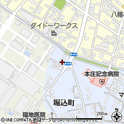 栃木県足利市堀込町2882-1周辺の地図