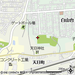 石川県加賀市白山台50周辺の地図