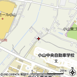栃木県小山市中久喜1177周辺の地図
