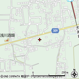 長野県安曇野市穂高柏原1106周辺の地図