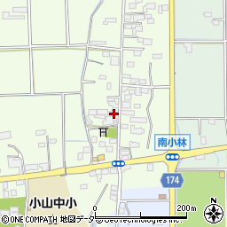 栃木県小山市南小林88周辺の地図