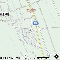 石川県白山市三ツ屋野町ロ114周辺の地図
