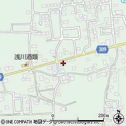 長野県安曇野市穂高柏原1112周辺の地図
