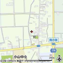 栃木県小山市南小林87周辺の地図