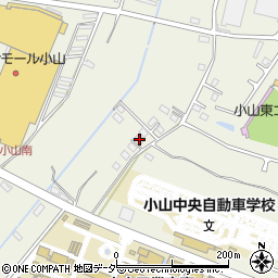 栃木県小山市中久喜1677-1周辺の地図
