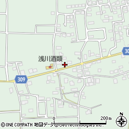 長野県安曇野市穂高柏原1122周辺の地図