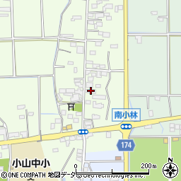栃木県小山市南小林35周辺の地図
